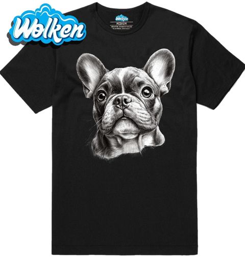 Obrázek produktu Pánské tričko Francouzský buldoček Skica