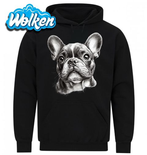 Obrázek produktu Pánská mikina Francouzský buldoček Skica