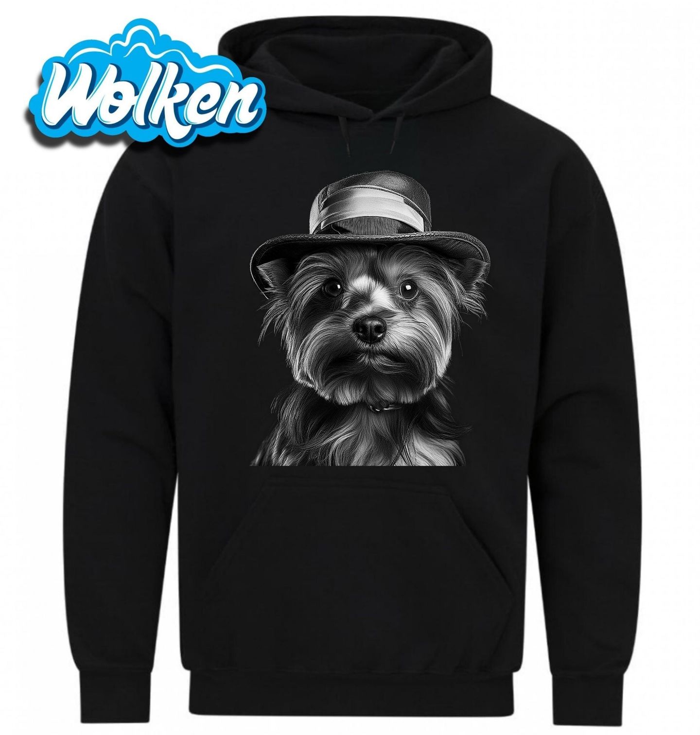 Mikina Jorkšírský teriér v Klobouku.jpg