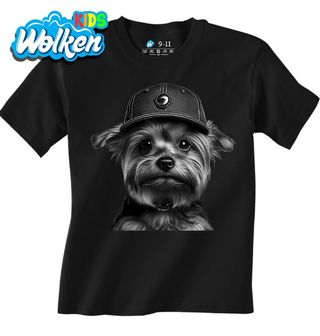 Dětské tričko Jorkšírský teriér v Kšiltovce.jpg