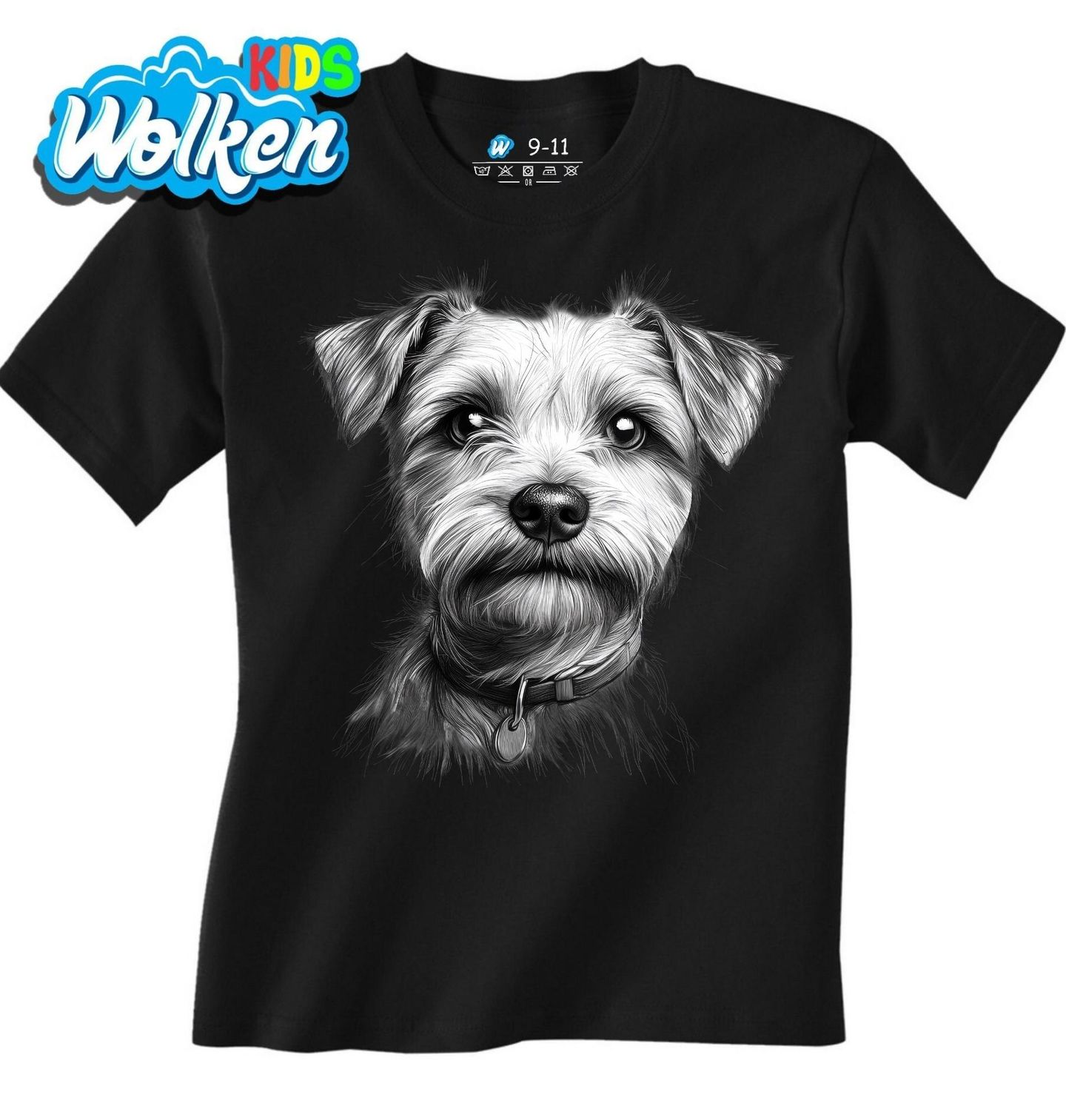 Dětské tričko Norfolský teriér Skica.jpg