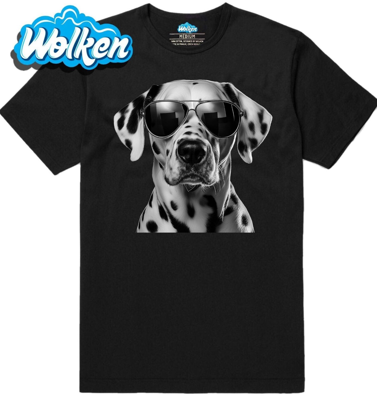 Pánské tričko Dalmatian v Brýlích.jpg