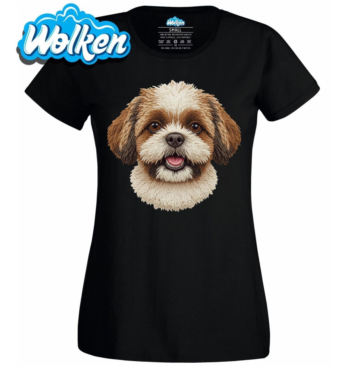 Dámské tričko Háčkovaný Shih-tzu.jpg