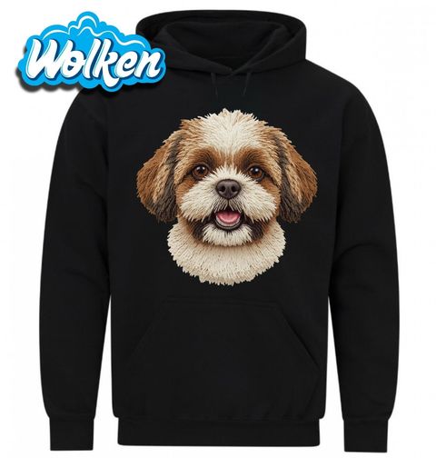 Obrázek produktu Pánská mikina Háčkovaný Shih-tzu
