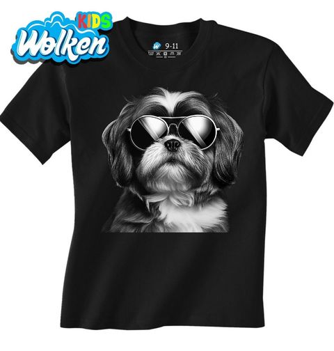Obrázek produktu Dětské tričko Shih-tzu s Brýlemi