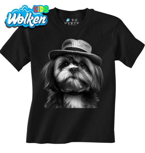 Obrázek produktu Dětské tričko Shih-tzu s Kloboukem