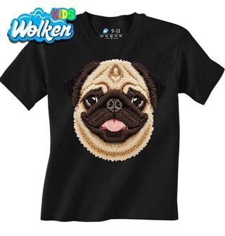 Dětské tričko Háčkovaný Mops.jpg