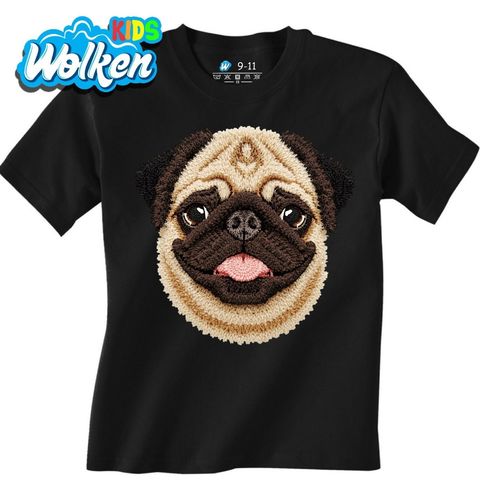 Obrázek produktu Dětské tričko Háčkovaný Mops