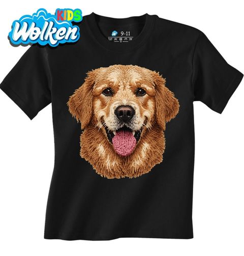Obrázek produktu Dětské tričko Háčkovaný Zlatý retrívr