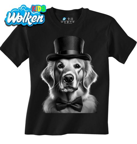 Obrázek produktu Dětské tričko Gentleman Zlatý retrívr