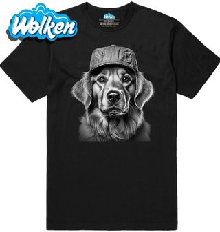 Pánské tričko Zlatý retrívr v Kšiltovce.jpg