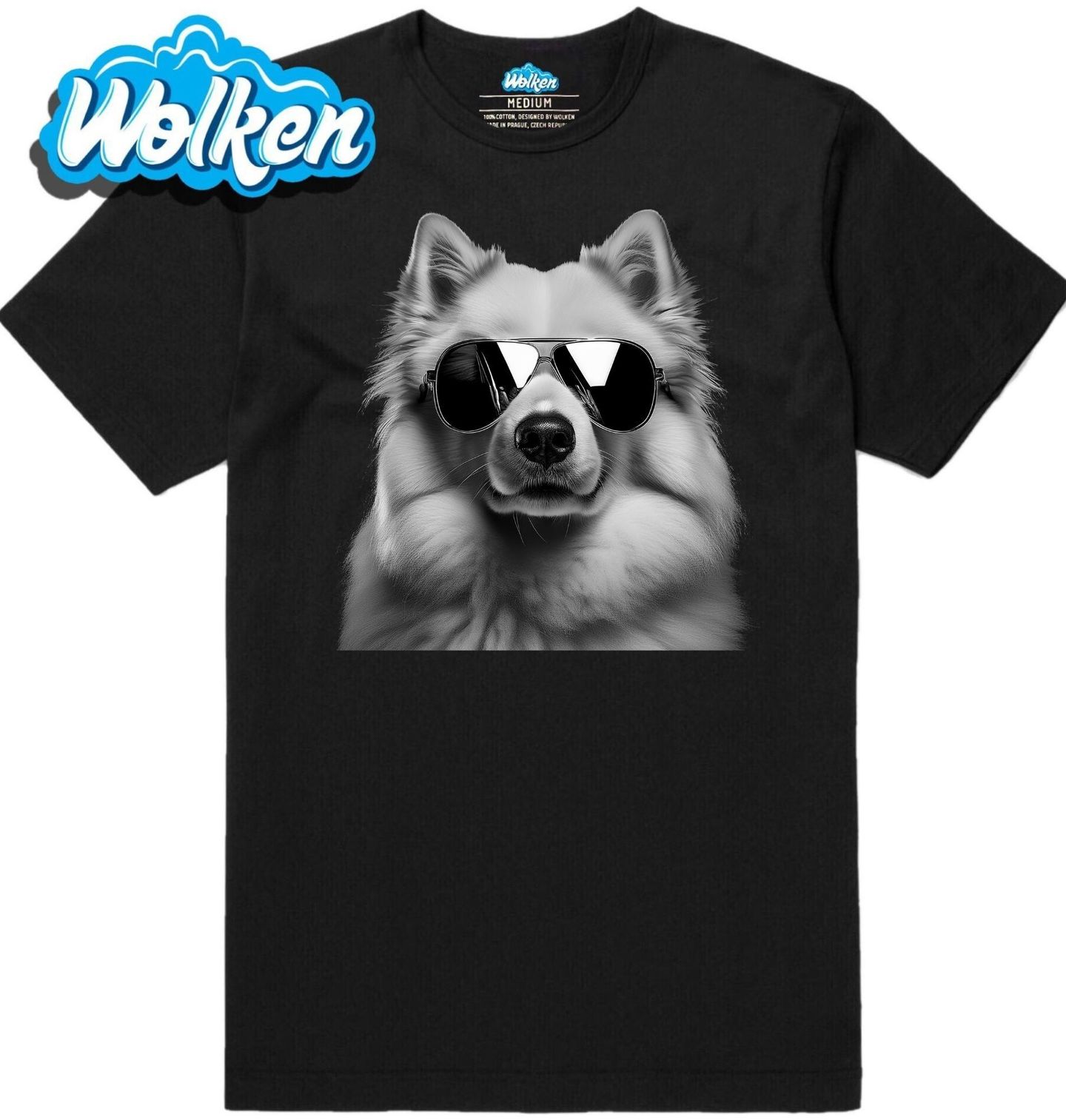Pánské tričko Samojed v Brýlích.jpg