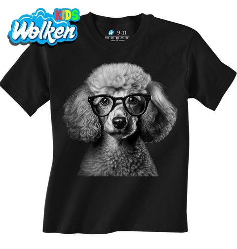 Obrázek produktu Dětské tričko Chytrý Pudl s Brýlemi