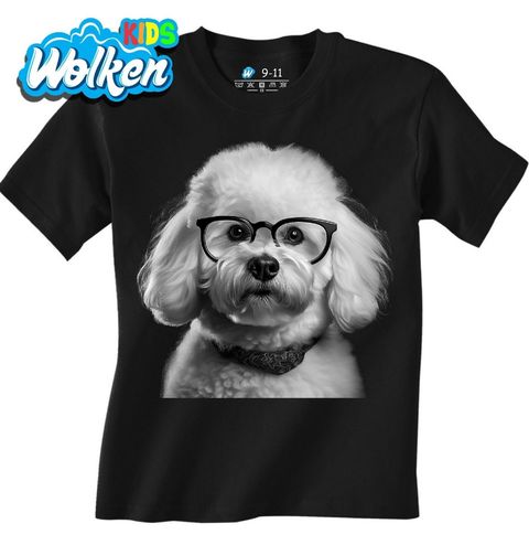 Obrázek produktu Dětské tričko Chytrý Bišonek s Brýlemi