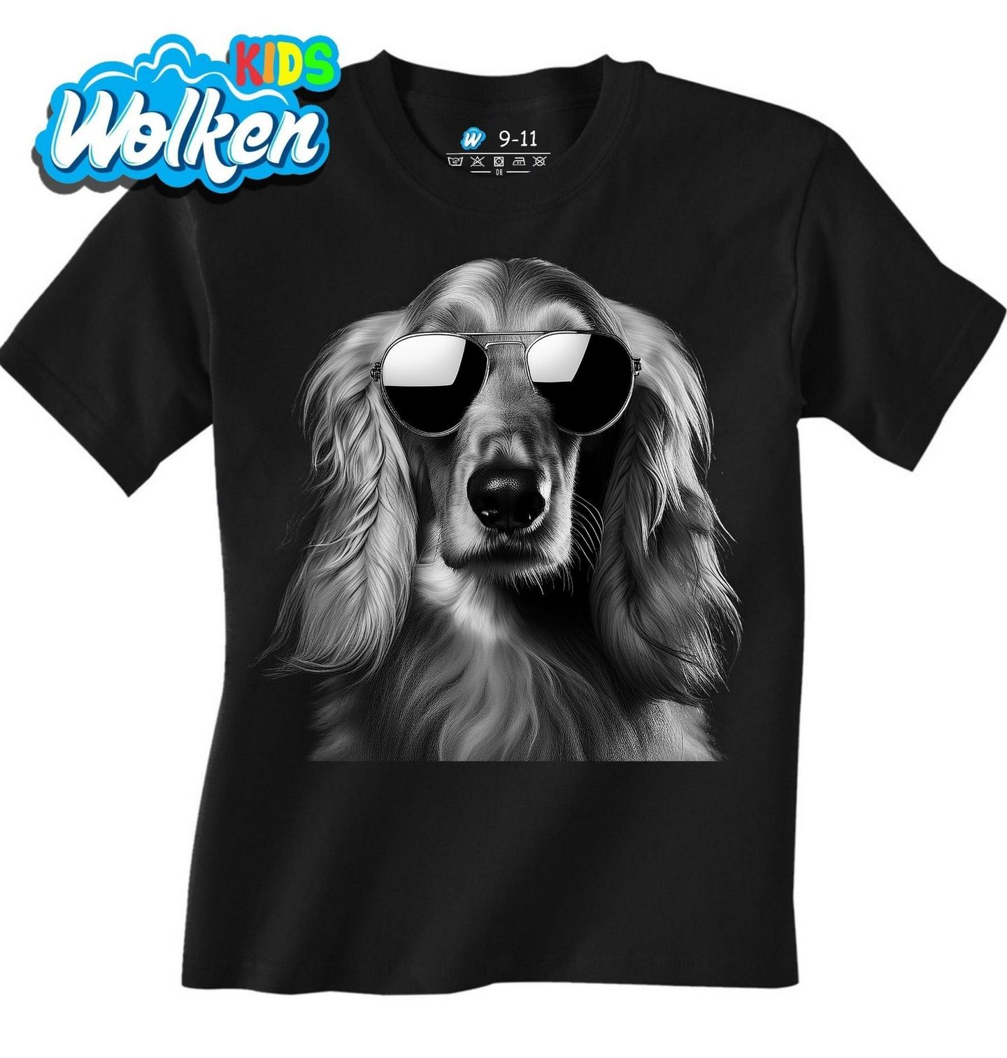 Dětské tričko Afghánský chrt v Brýlích.jpg