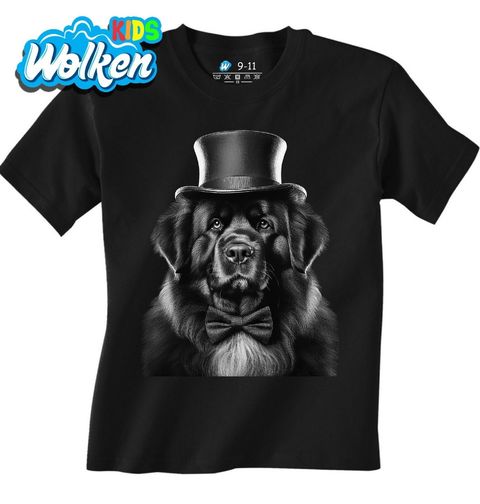 Obrázek produktu Dětské tričko Gentleman Novofundlandský pes