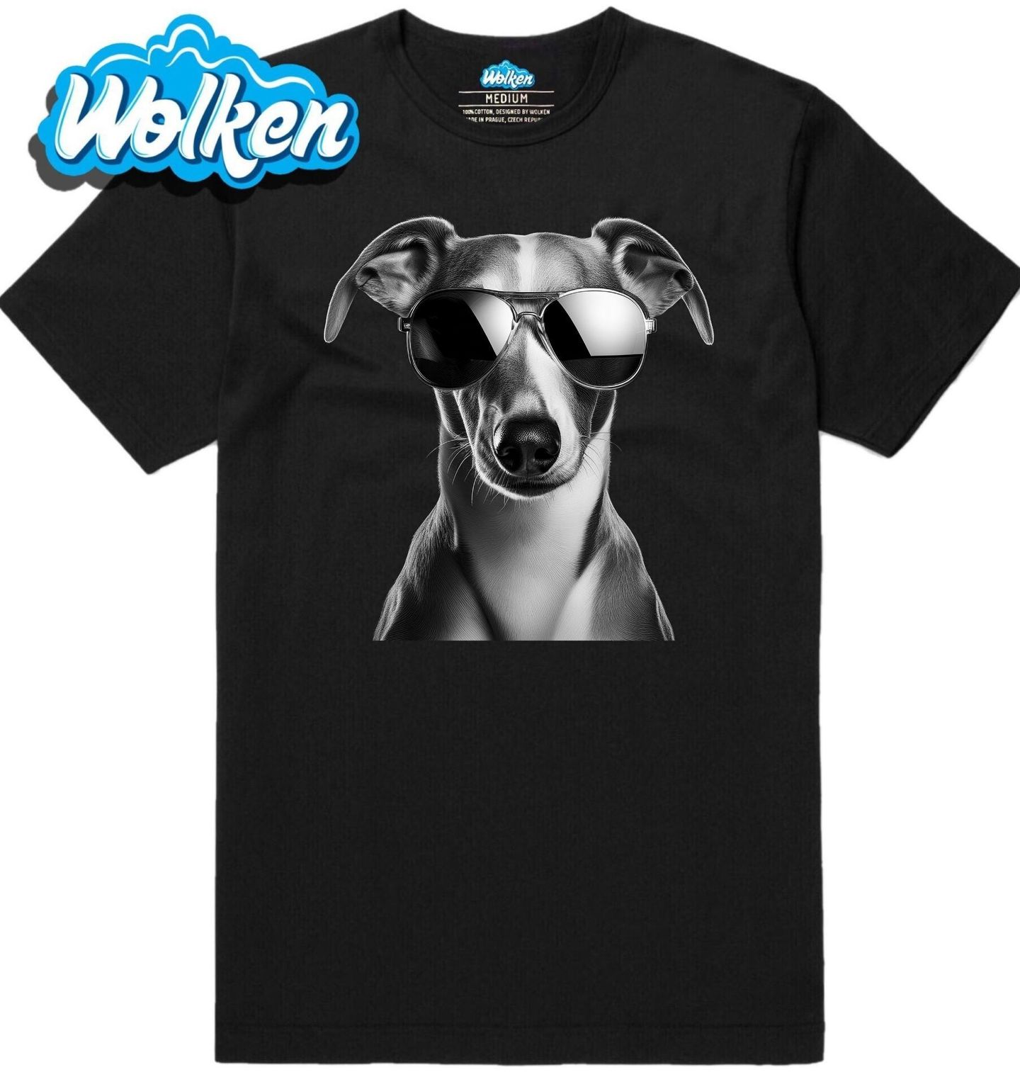 Pánské tričko Whippet v Brýlích.jpg