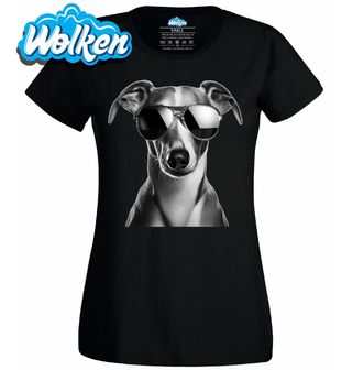 Dámské tričko Whippet v Brýlích.jpg