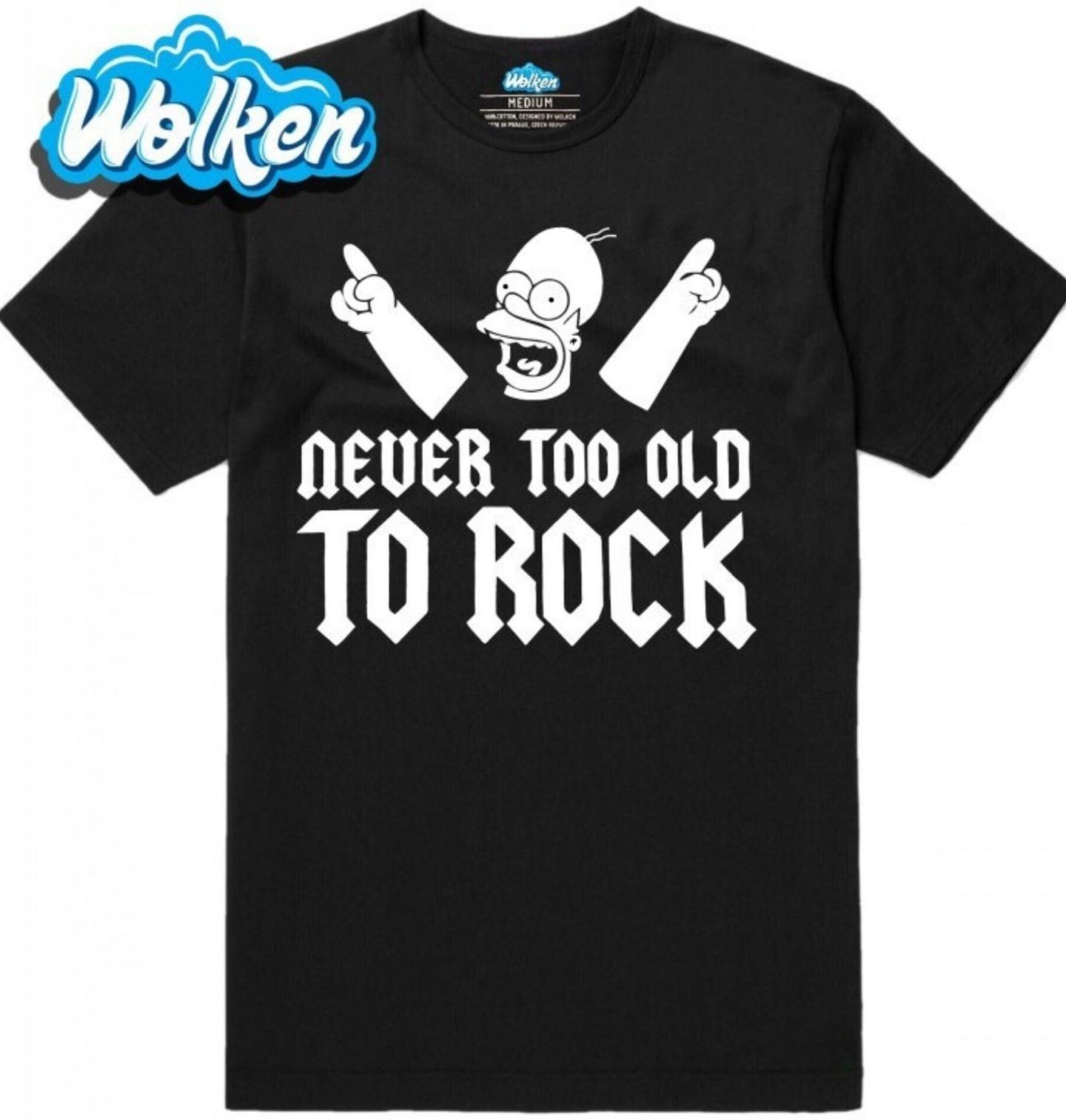 Pánské tričko Nikdy nejsi starej na rock´n´roll "Never too old to Rock" (Skladem S-5XL).jpg