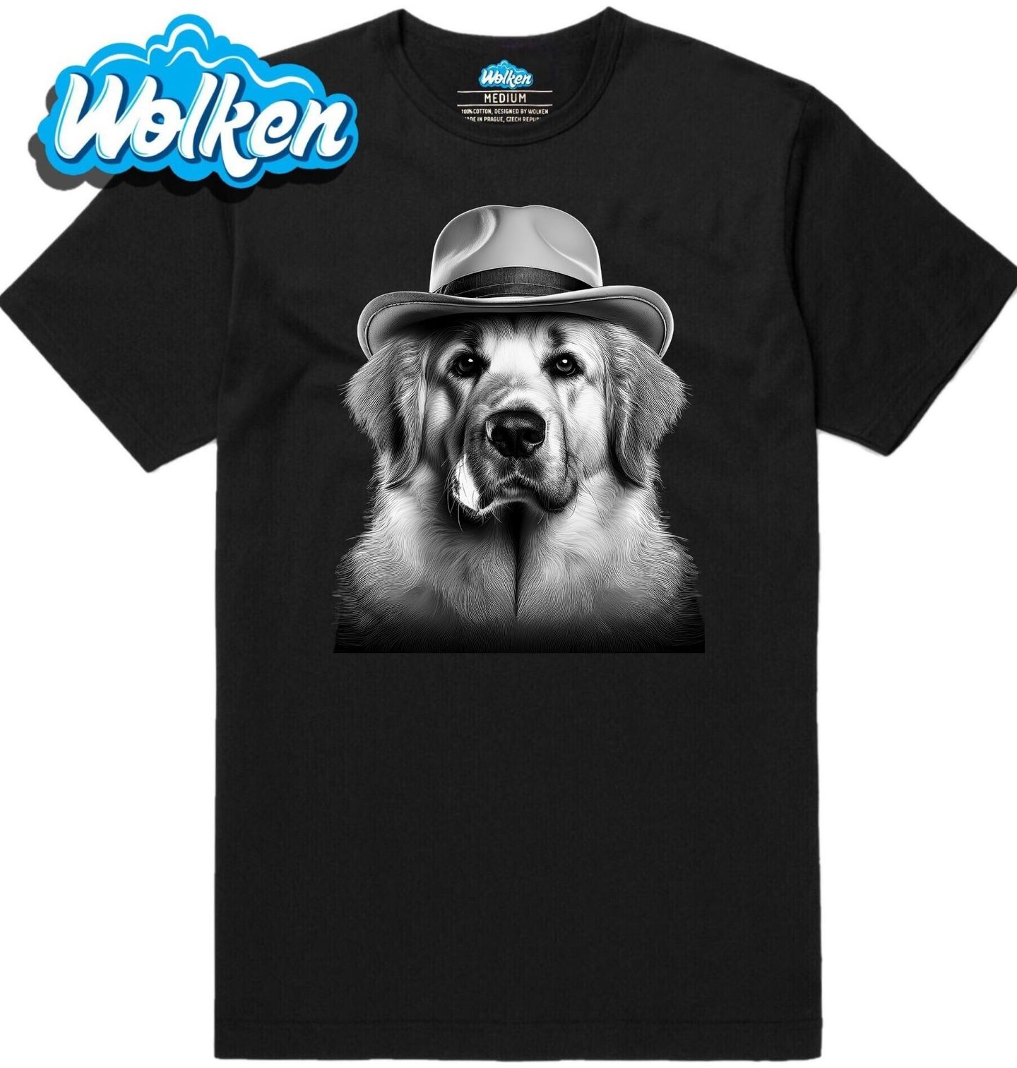 Pánské tričko Labradorský retrívr v Klobouku.jpg