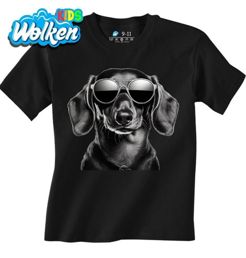 Obrázek produktu Dětské tričko Jezevčík s Brýlemi