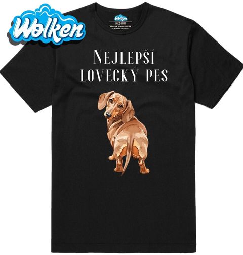 Obrázek produktu Pánské tričko Jezevčík Nejlepší lovecký pes