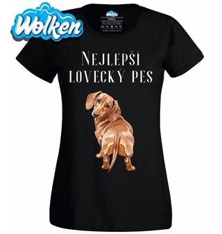 Dámské tričko Jezevčík Nejlepší lovecký pes.jpg