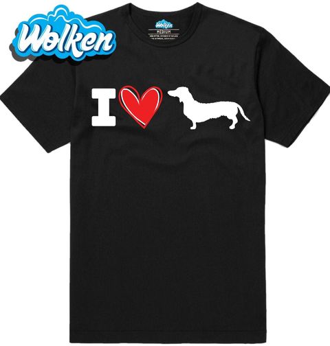 Obrázek produktu Pánské tričko Miluju Jezevčíky