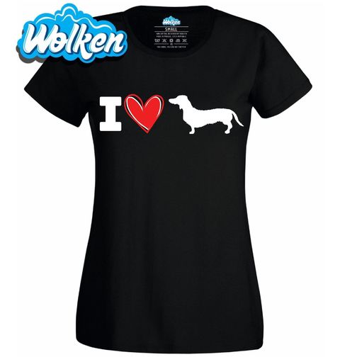 Obrázek produktu Dámské tričko Miluju Jezevčíky