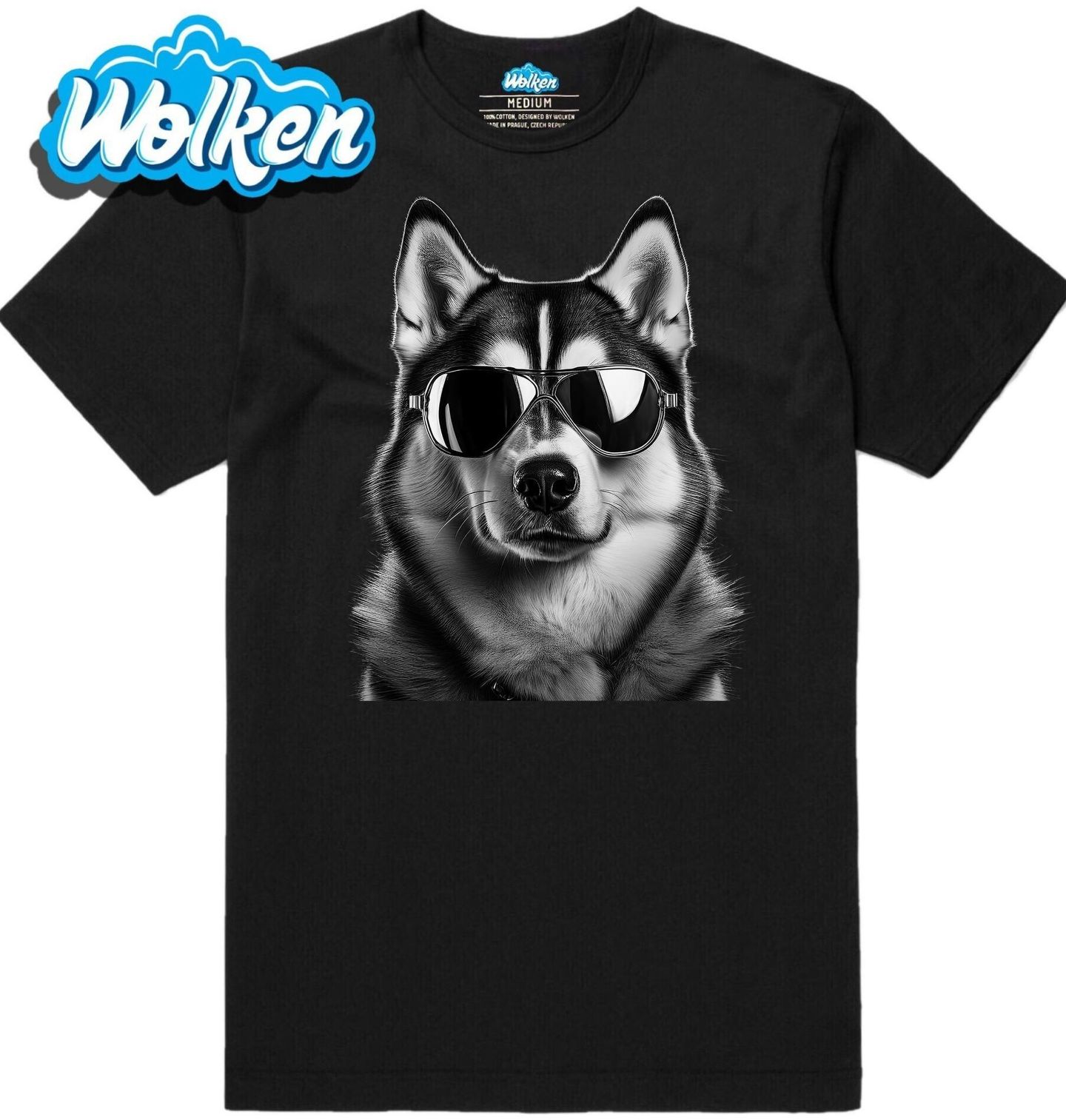 Pánské tričko Sibiřský husky v Brýlích.jpg