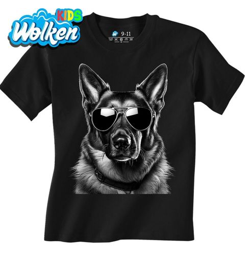 Obrázek produktu Dětské tričko Německý ovčák s Brýlemi