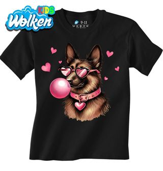 Dětské tričko Německý ovčák se Žvýkačkou.jpg