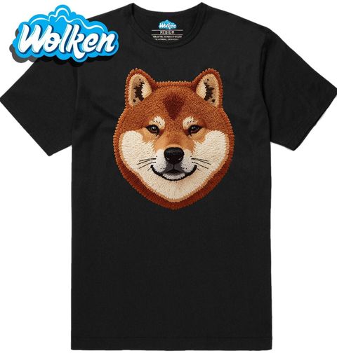 Obrázek produktu Pánské tričko Háčkovaná Shiba-Inu