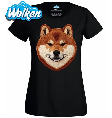 Obrázek produktu Dámské tričko Háčkovaná Shiba-Inu