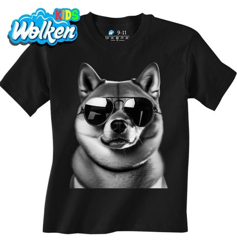 Obrázek produktu Dětské tričko Shiba-Inu s Brýlemi