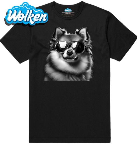 Obrázek produktu Pánské tričko Pomeranian s Brýlemi