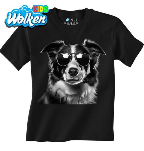 Obrázek produktu Dětské tričko Border kolie s Brýlemi