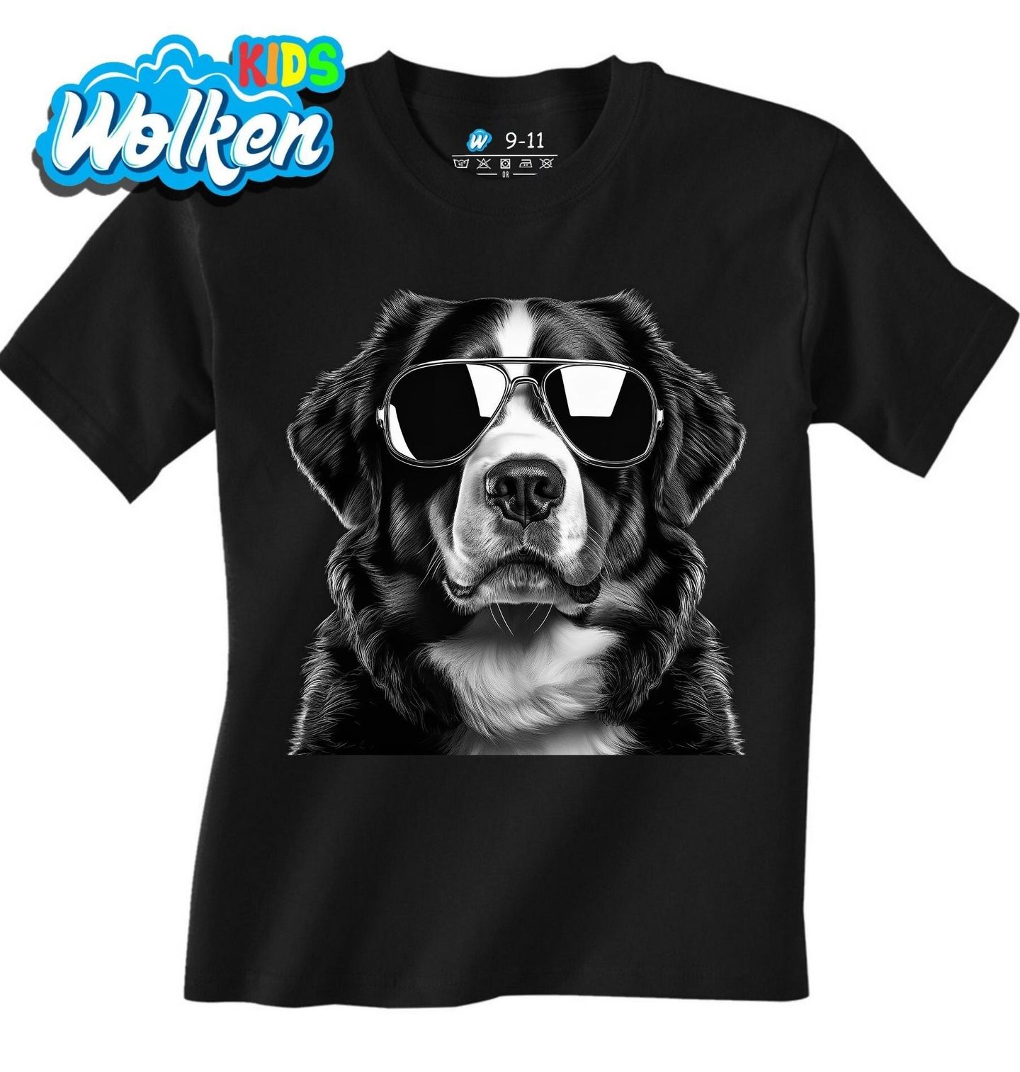 Dětské tričko Bernský salašnický pes v Brýlích.jpg