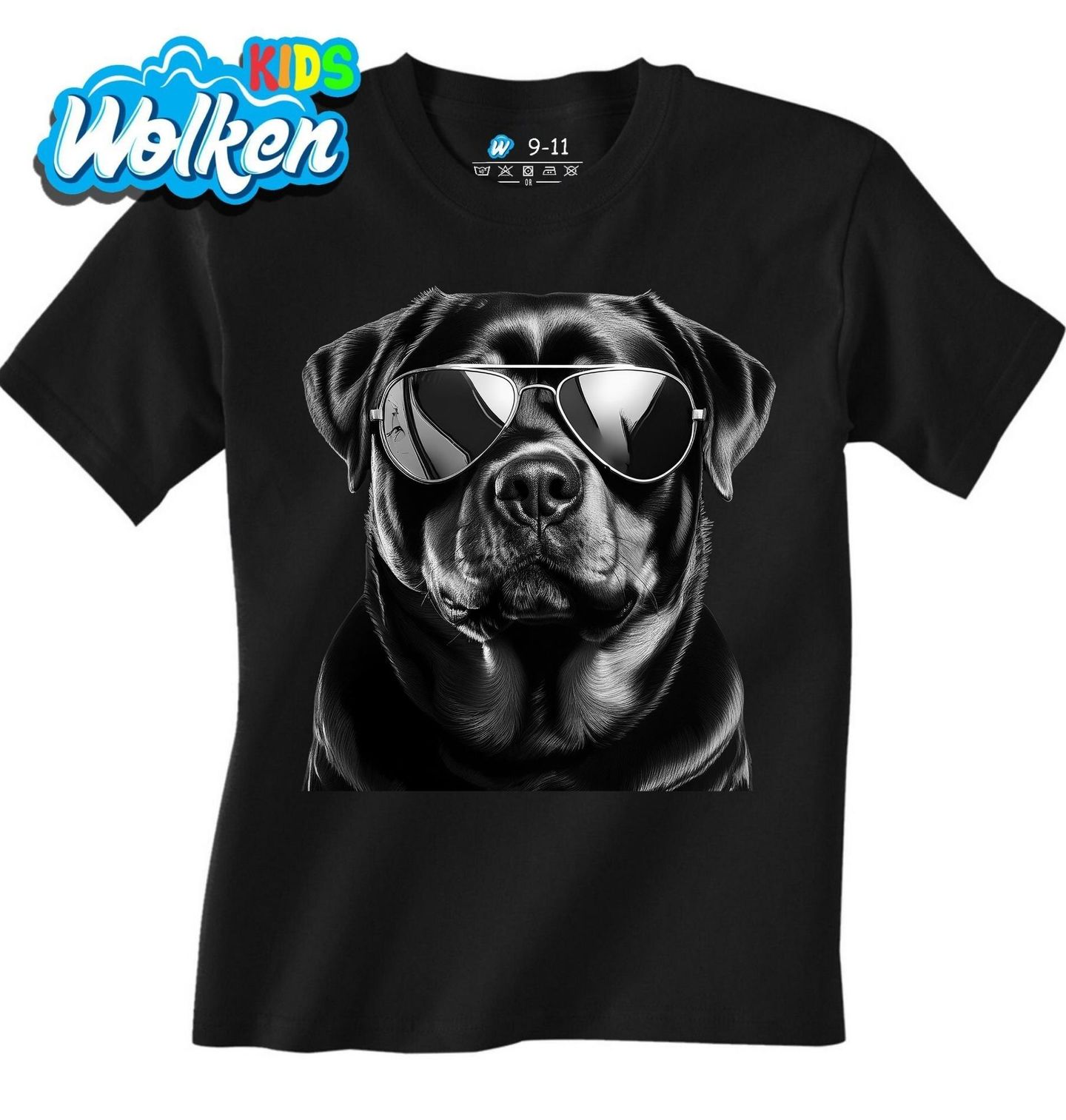 Dětské tričko Rotvajler v Brýlích.jpg