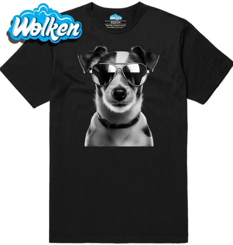 Obrázek produktu Pánské tričko Jack Russell teriér s Brýlemi