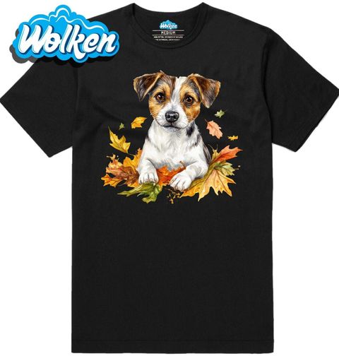 Obrázek produktu Pánské tričko Jack Russel Terrier v Listí
