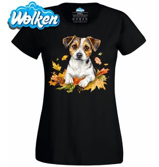 Dámské tričko Jack Russel Terrier v Listí.jpg