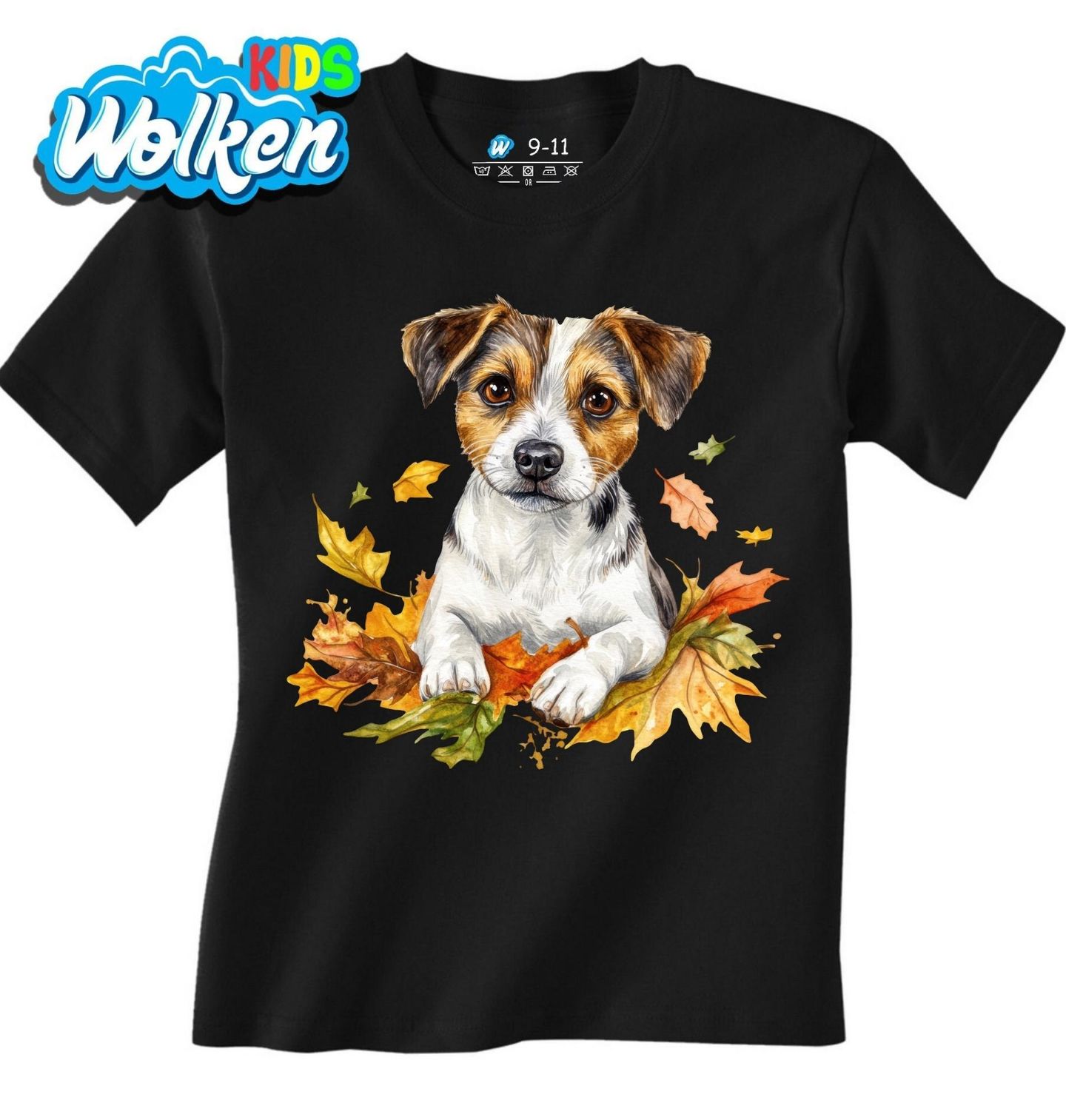 Dětské tričko Jack Russel Terrier v Listí.jpg