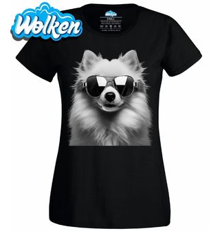 Dámské tričko Finský špic v Brýlích.jpg