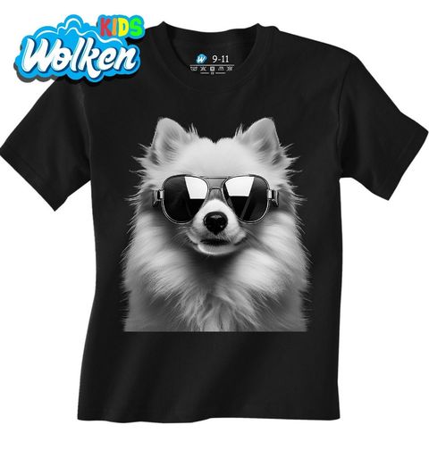 Obrázek produktu Dětské tričko Finský špic s Brýlemi