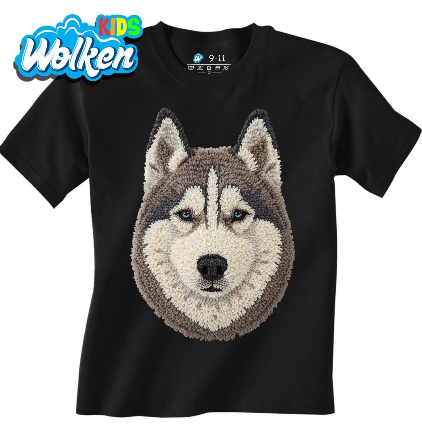 Dětské tričko Háčkovaný Aljašský malamut.jpg