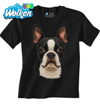 Dětské tričko Háčkovaný Bostonský teriér.jpg