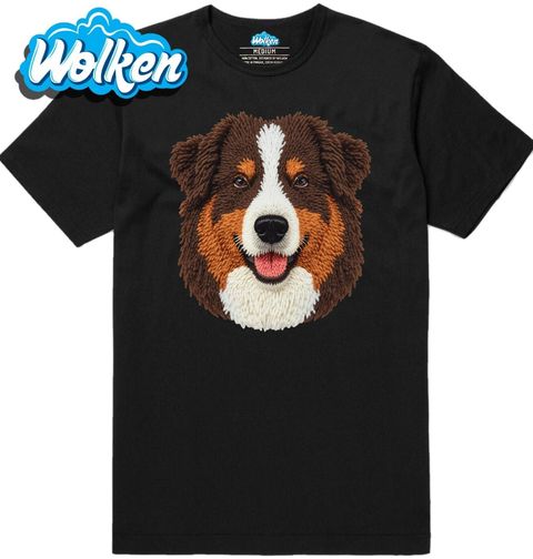 Obrázek produktu Pánské tričko Háčkovaný Australský ovčák