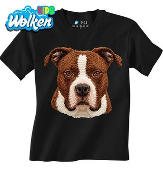 Dětské tričko Háčkovaný Americký stafordšírský teriér.jpg