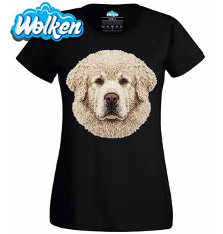 Dámské tričko Háčkovaná Bílá Tibetská doga.jpg